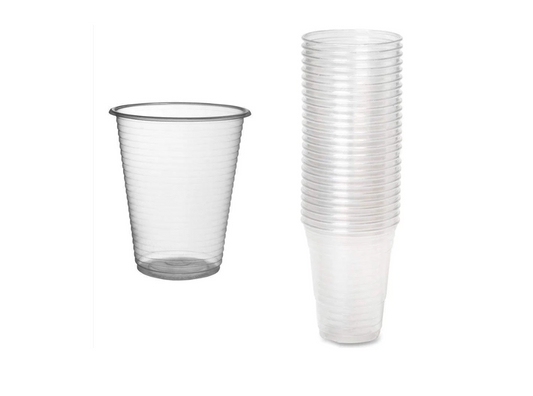 Clear Plastic Cups Pack of 100 CD597 (Parcel Rate)