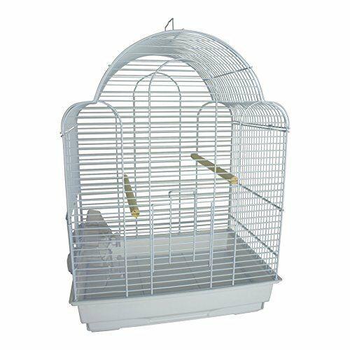 Heritage Style Large Bird Cage Indoor Plastic Fancy Heritage Cage 56 x 40 cm Assorted Colours 2182/2128 A (Big Parcel Rate)