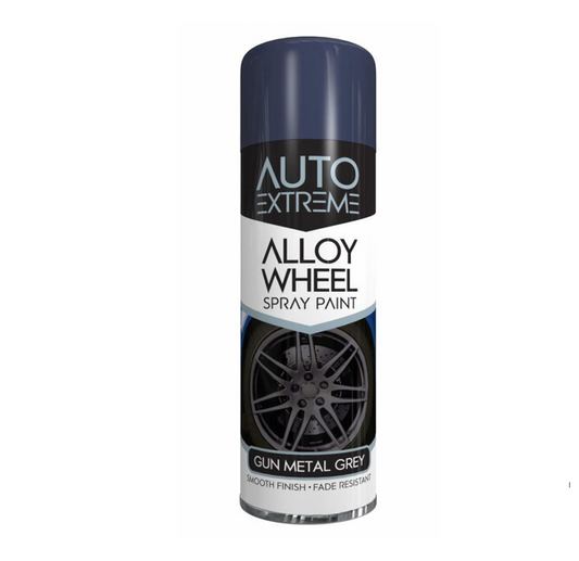 Auto Extreme Alloy Wheel Spray Paint Gun Metal Grey 300ml 3175 (Parcel Rate)