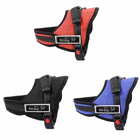 Pet Dog Adjustable Harness Assorted Sizes and Colours 3035 (Parcel Rate)