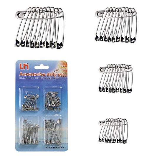 Assorted Size Pack Of Safety Pins Accessory Set 0645 (Large Letter Rate)