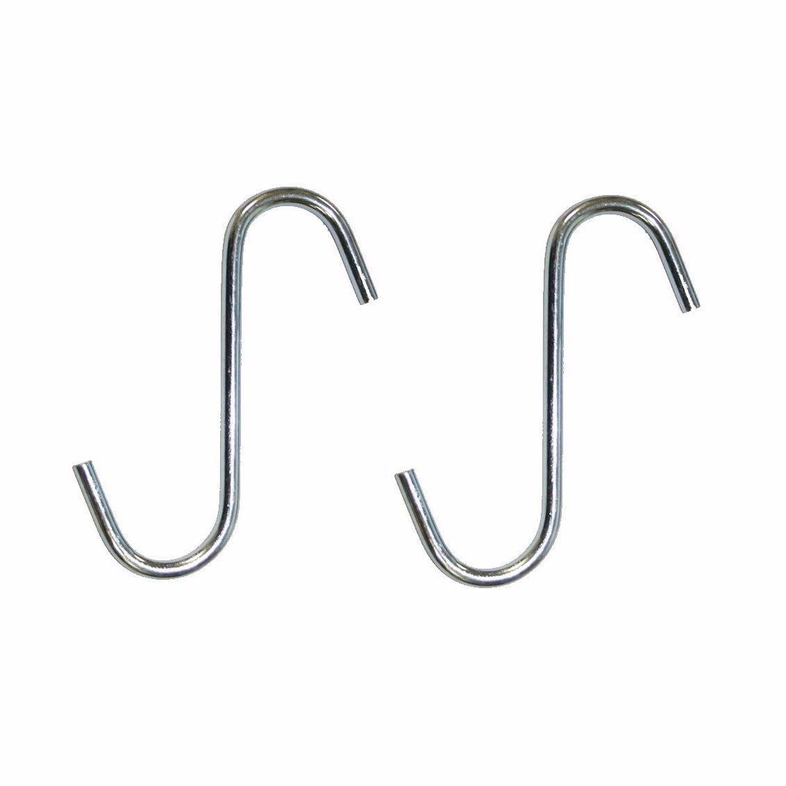 Value Pack 'S' Hooks 100mm Zinc Plated Pack Of 2 Kitchen 0976