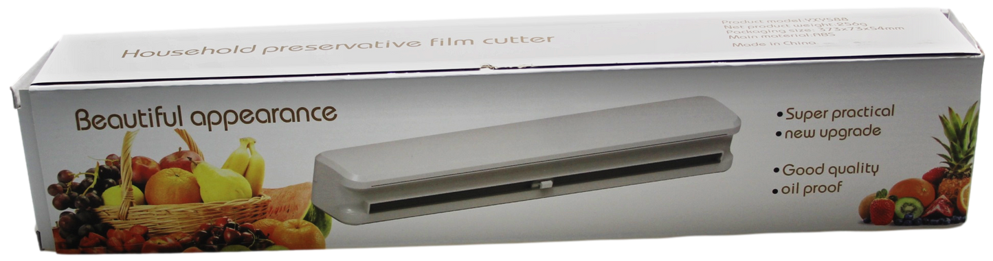 Wraptastic Plastic Clingfilm Wrap Dispenser & Cutter 38 x 8 x 6 cm 3887 (Parcel Rate)