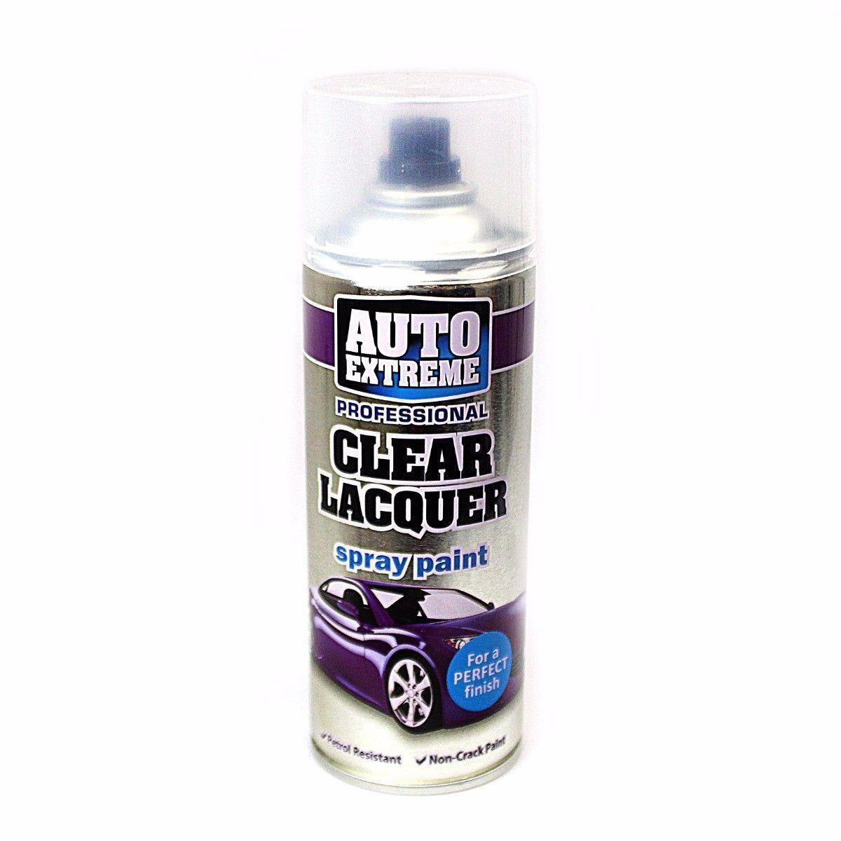 1 x 400ml Clear Lacquer Gloss Spray Paint Aerosol Can Auto Extreme Metal  Wood 5055319519250