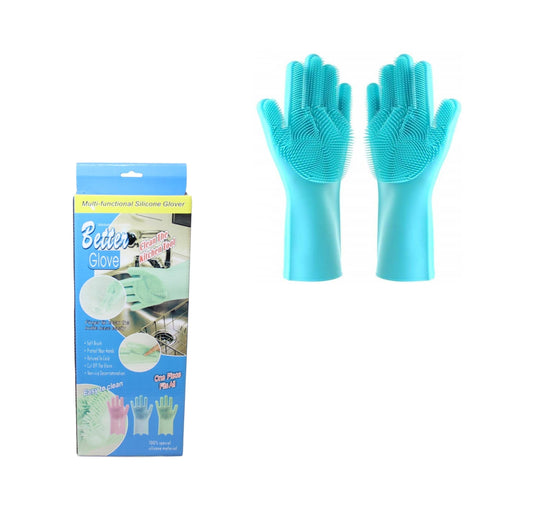 Better Glove Silicone Glove Soft Brush Washing Up Cleaning Glove Brush 32cm 5792 (Parcel Rate)