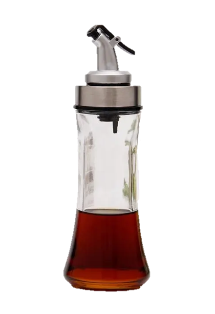 Glass Oil and Vinegar Bottle 19 x 6 cm 6959 (Parcel Rate)