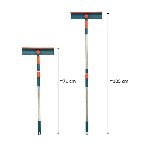 Extendable Window Squeegee Wiper 28 x 71 / 105 cm 7211 (Parcel Rate)
