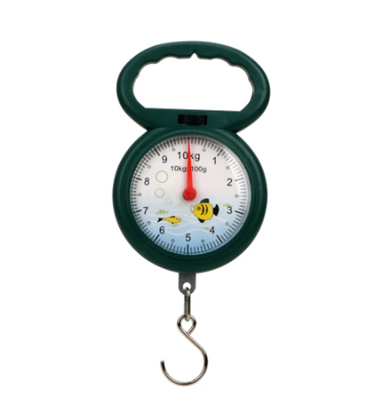 Portable Mechanical Luggage Weighing Scale 10 kg 10 x 7 cm 7241 (Parcel Rate)