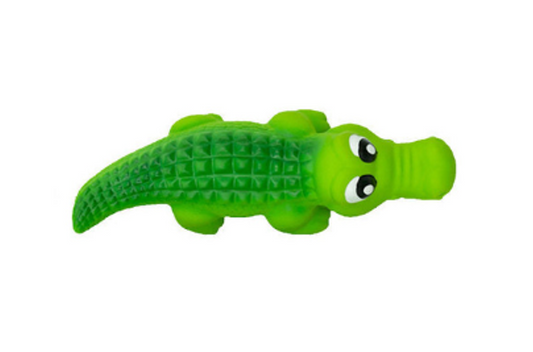 Pet Dog Toy Squeaky Crocodile Alligator 19 cm 7254 (Parcel Rate)