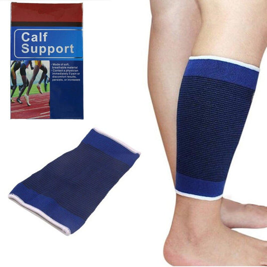 2 x Elastic Calf Support Neoprene Protection Sport Running Injury Calf Support  1967 (Large Letter Rate)