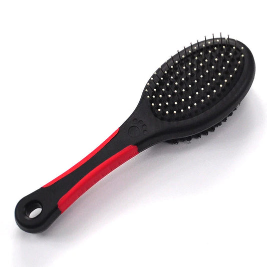 Double Sided Dog Pet Fur Grooming Brush 21 cm 6733 (Parcel Rate)