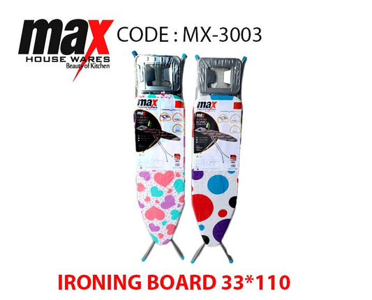 Ironing Board 33 x 110 cm Assorted Designs MX3003 (Big Parcel Rate)