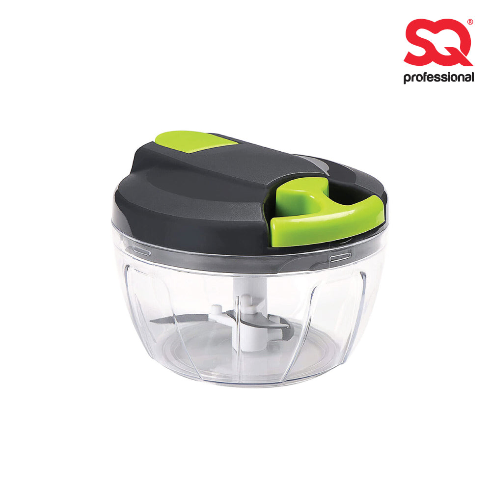 Small Plastic Hand Chopper with Pull String 12.5cm x H 10cm / 0.5L 10392 (Parcel Rate)