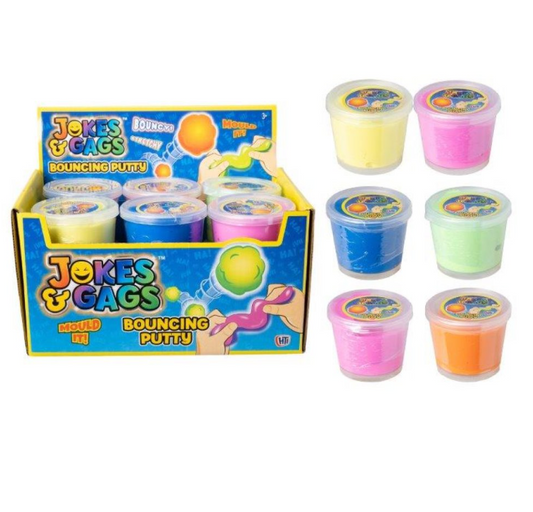 Bouncing Putty Slime H5.7 x D7 x W7 cm Assorted Colours 1376573 (Parcel Rate)