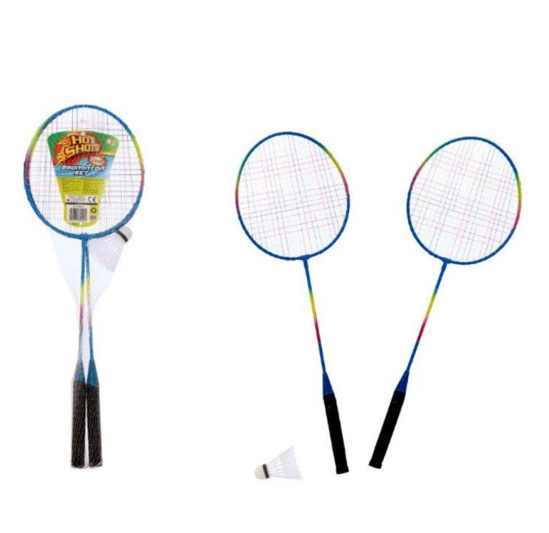 Badminton Rackets Set with 1 Shuttlecock Rainbow Design 1398000 (Parcel Rate)