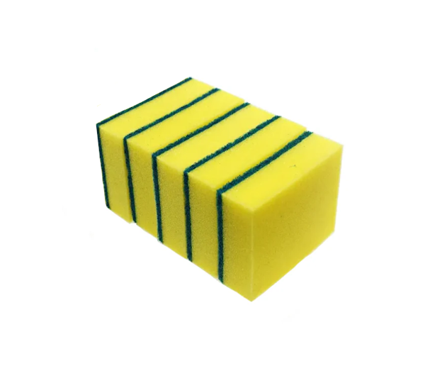 Industrial Kitchen Cleaning Dish Sponges 15 x 11 x 2.5 cm Pack of 5 4139 (Parcel Rate)