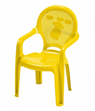 Children's Plastic Indoor Chair Assorted Colours CT030 (Big Parcel Rate)