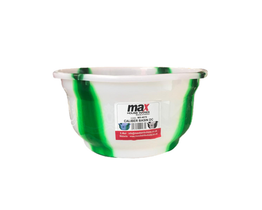 Plastic DC Caliber Tub 31.5 cm Assorted Colours MX4079 (Parcel Rate)