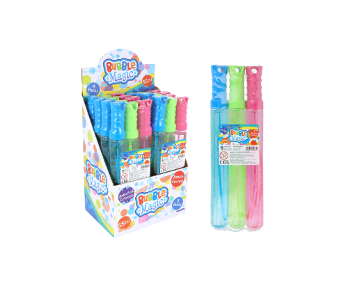 Bubble Wand Sword 55ml Pack of 3 Assorted Colours R50135 (Parcel Rate)