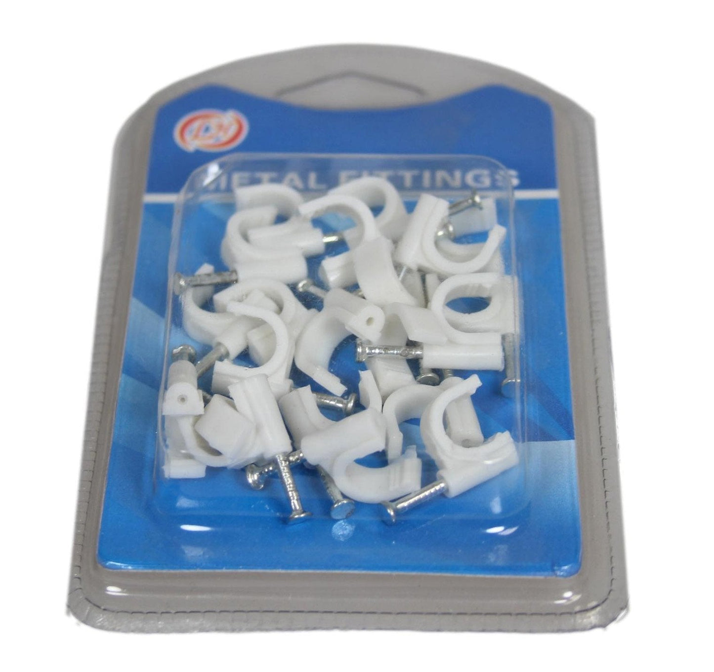 Plastic Cable Clip Metal Fitting 1.5 cm 00632 (Large Letter Rate)