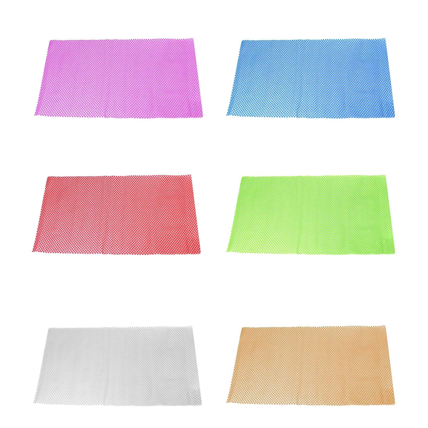 Anti-Slip PVC Kitchen Cupboard Drawer Mat 30 x 50 cm Assorted Colours 0266 (Parcel Rate)