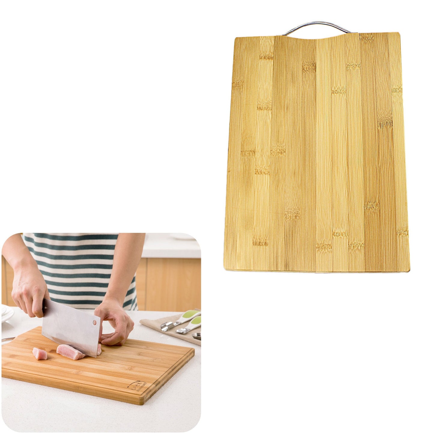Bamboo Wooden Chopping Board 28 x 38 cm 0303 (Parcel Rate)