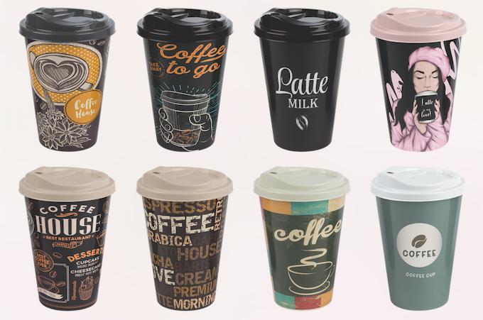 Hobby Coffee Cups 450ml Assorted Designs Random Design Sent 031273 (Parcel Rate)