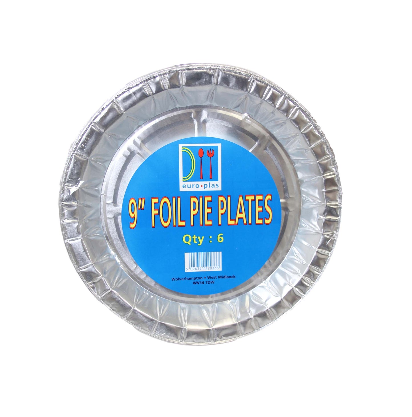 Square Aluminium Foil Tray 24 x 24 x 4 cm Pack of 3 0333 (Parcel Rate)