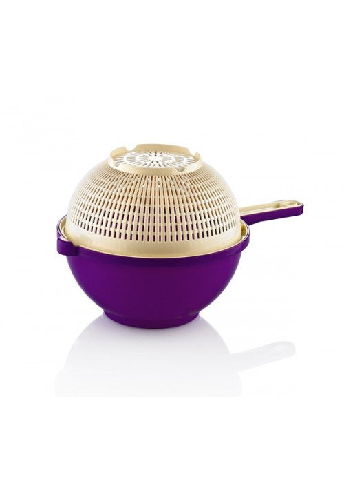 Hobby Strainer with Colander Bowl 2.5LT Assorted Colours 041300 (Parcel Rate)