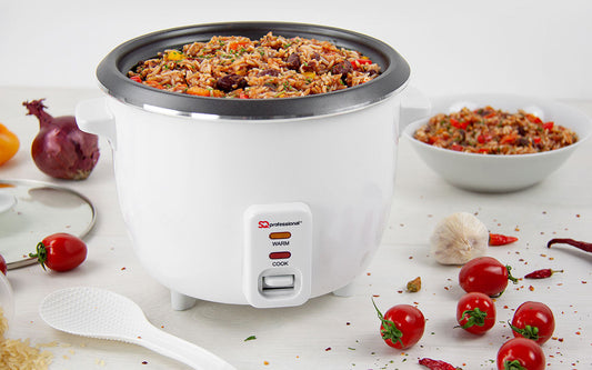 SQ Professional Electrical 1.8 Litre Rice Cooker Home Kitchen 700W 3159 (Parcel Rate)