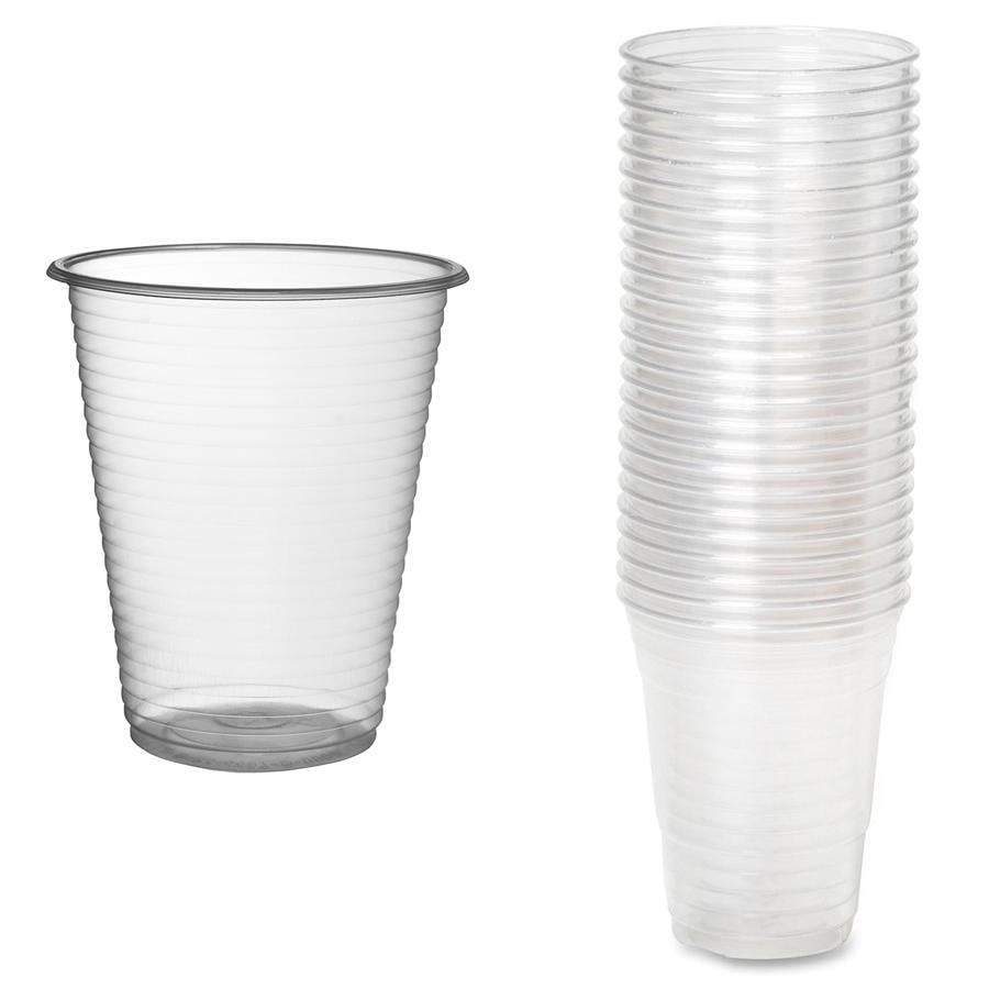 80 Pack Clear Disposable Plastic Cups P97311 (Parcel Rate)