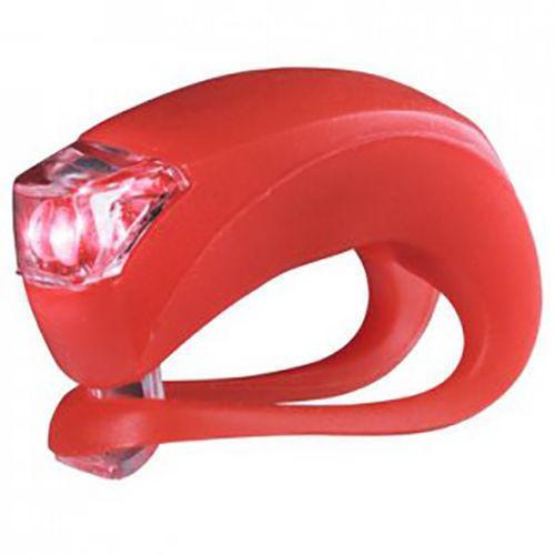 2 LED Light Set Silicone Bike Lights Flexible Waterproof Red/White 3410 A (Large Letter Rate)