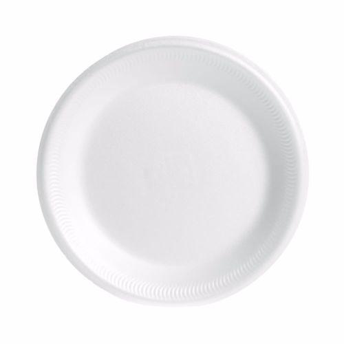 10'' White Insulated Party Disposable Plates Perfect For Parties And BBQ's 8 Pack (Parcel Rate)