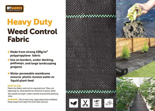 Heavy Duty Weed Control Fabric 1 x 10m Garden 1129 (Parcel Rate)