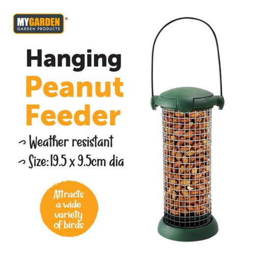 Garden Hanging Bird Peanut Feeder 19.5 x 9.5 cm 1283 (Parcel Rate)
