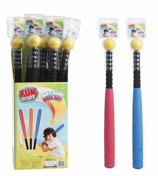 Fun Sport Baseball Bat And Ball Outdoor Activity 24 Inch 2441  (1373244.00) (Parcel Rate)