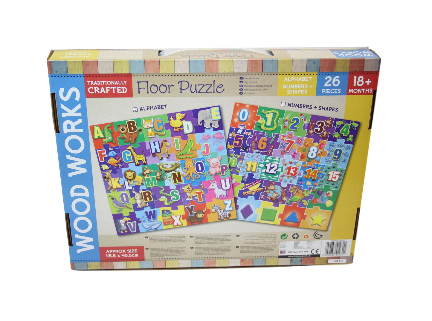 Alphabets and Letters Childrens Fun Puzzle Family Time Jigsaw Puzzle 45.5cm 1374123 (Parcel Rate)
