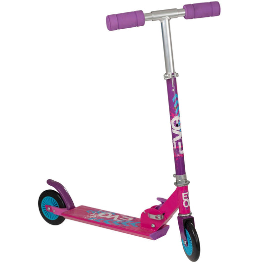 Girls EVO Inline Scooter Fun Outdoor Riding  1436843 (Parcel Rate)