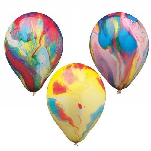 Papstar Multicolour Birthday Party Balloons 8 Piece Party Pack 22cm 18672 (Large Letter Rate)