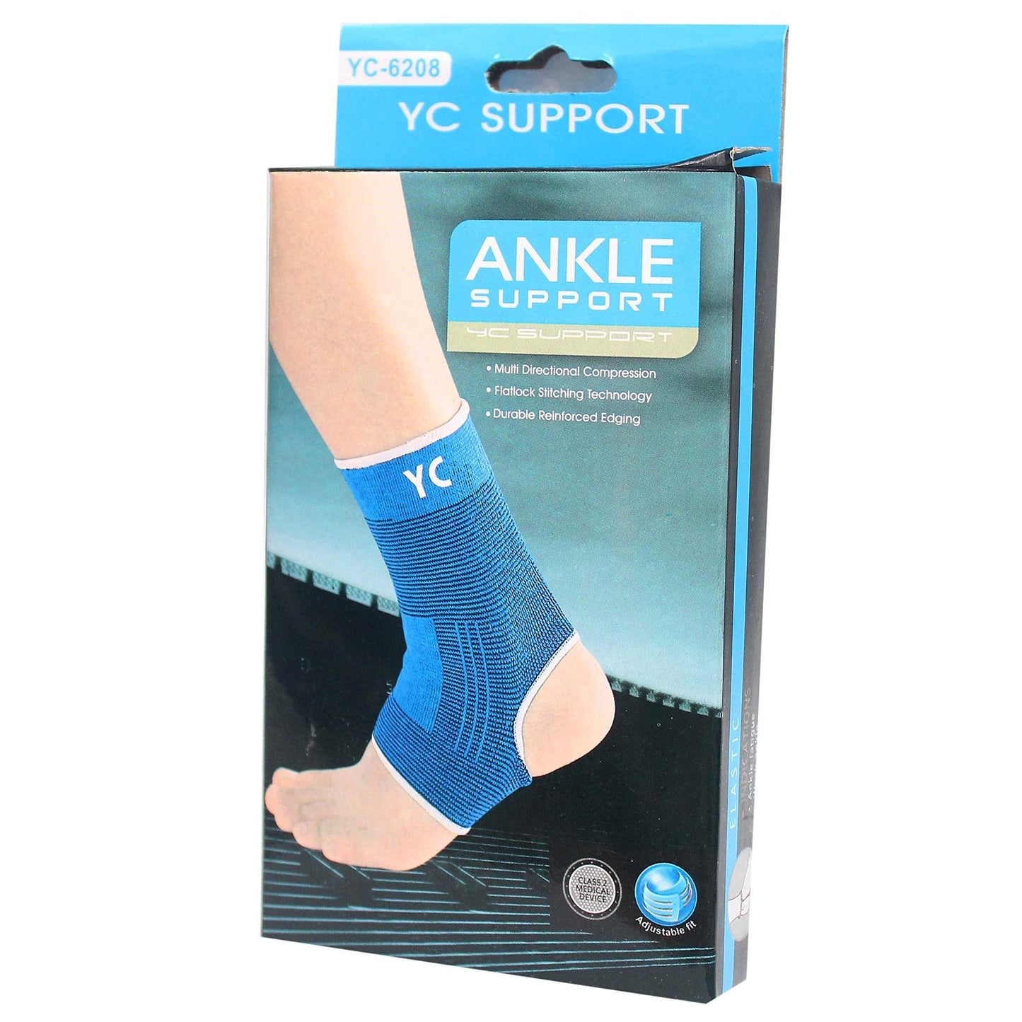 Fitness First AID Injury Straps Fitness Ankle Support Pack Of 2 0489 (Large Letter Rate)