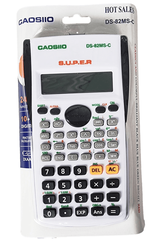 Plastic Scientific Calculator Assorted Colours 0706 (Large Letter Rate)