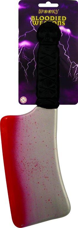 Blooded Cleaver Halloween Fancy Dress Accessory 35cm V57022 (Parcel Rate)