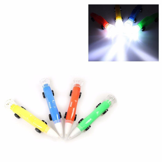 Ballpoint Pen with Led Torch Assorted Colours 5760 (Parcel Rate)