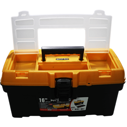 Mega Tool Box 16″/41cm With Carry Handle Diy Home ASR2080 (Parcel Rate)
