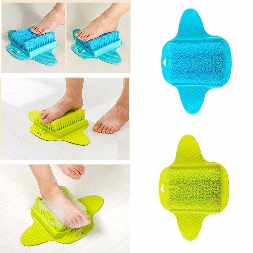 Bathroom Non Slip Suction Exfoliating Foot Brush Soft Bristle Foot Massage Brush 4509 (Parcel Rate)