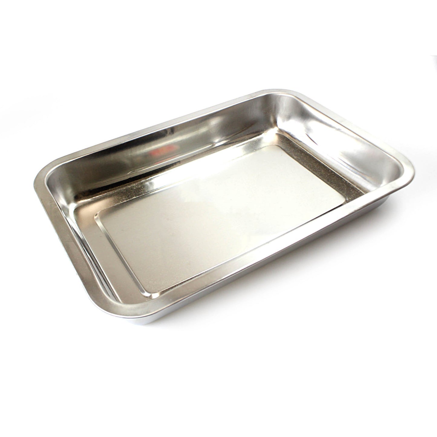 Home Baking Steel Roasting Pan Dish Cooking Lasagne Cake Rectangle Dish 40cm x 30cm 6120 A (Parcel Rate)p