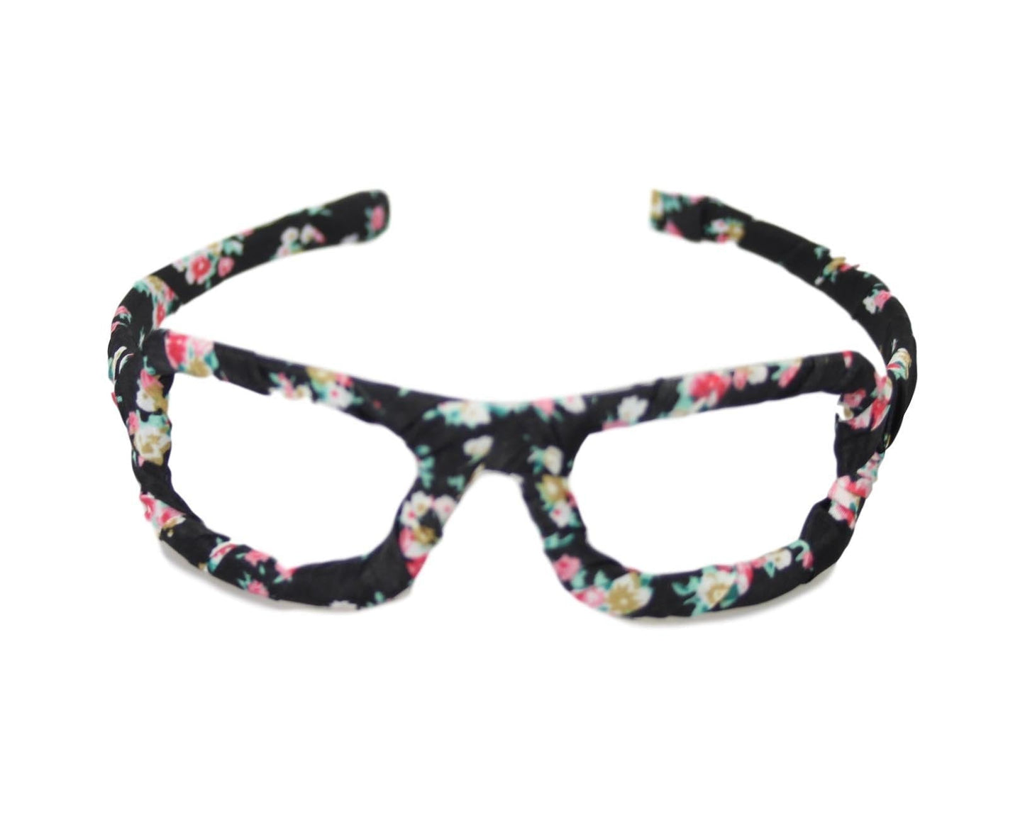Girls Fancy Fabric Stylish Hair Head Band Glasses Design Assorted Colours 2644 (Large Letter Rate)