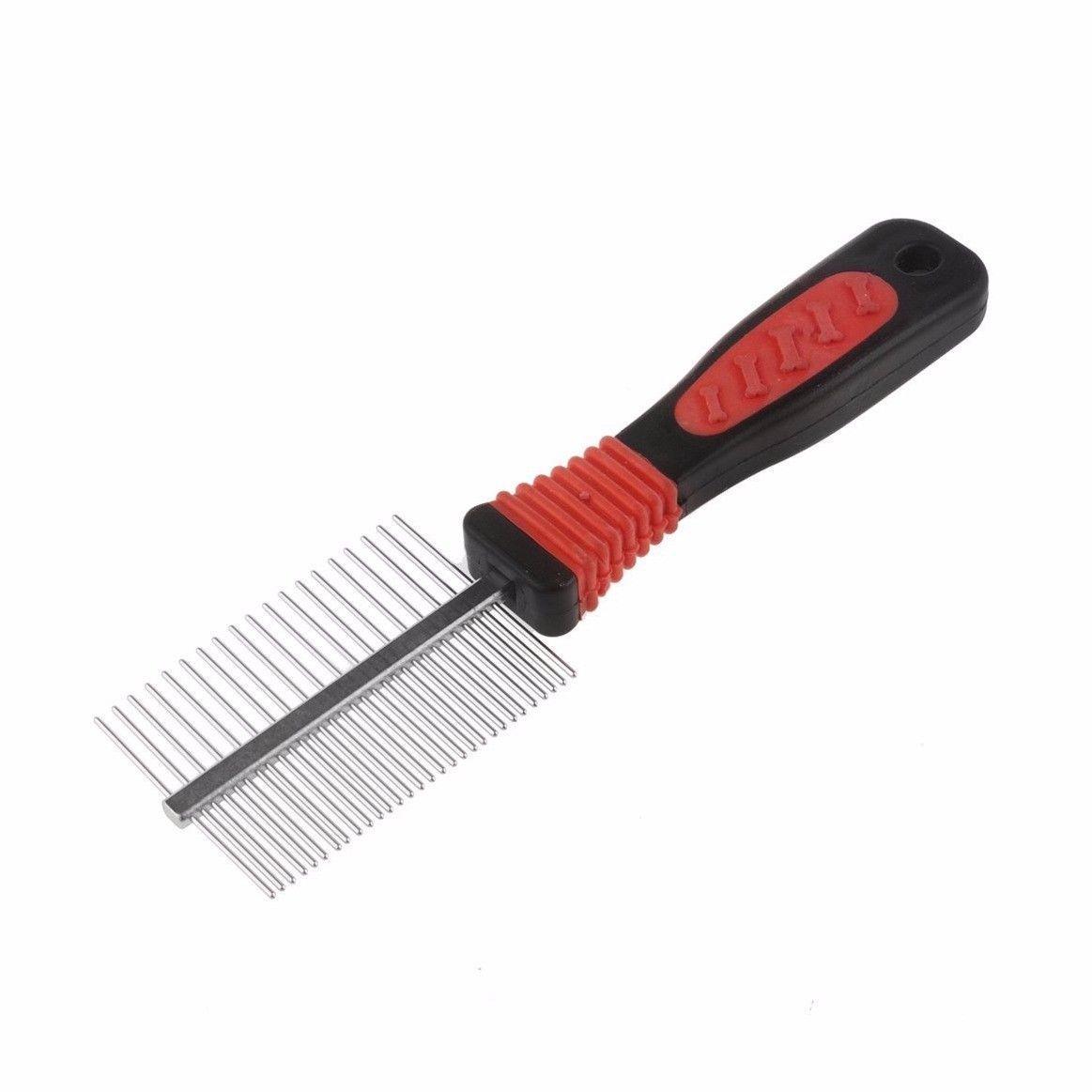 Pet Dog Cat Metal Double Sided Grooming Comb 17 x 6 cm 6358 / 2511 (Parcel Rate)