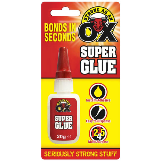 SAAO Super Glue 20g Easy To Dispense 2949 (Parcel Rate)