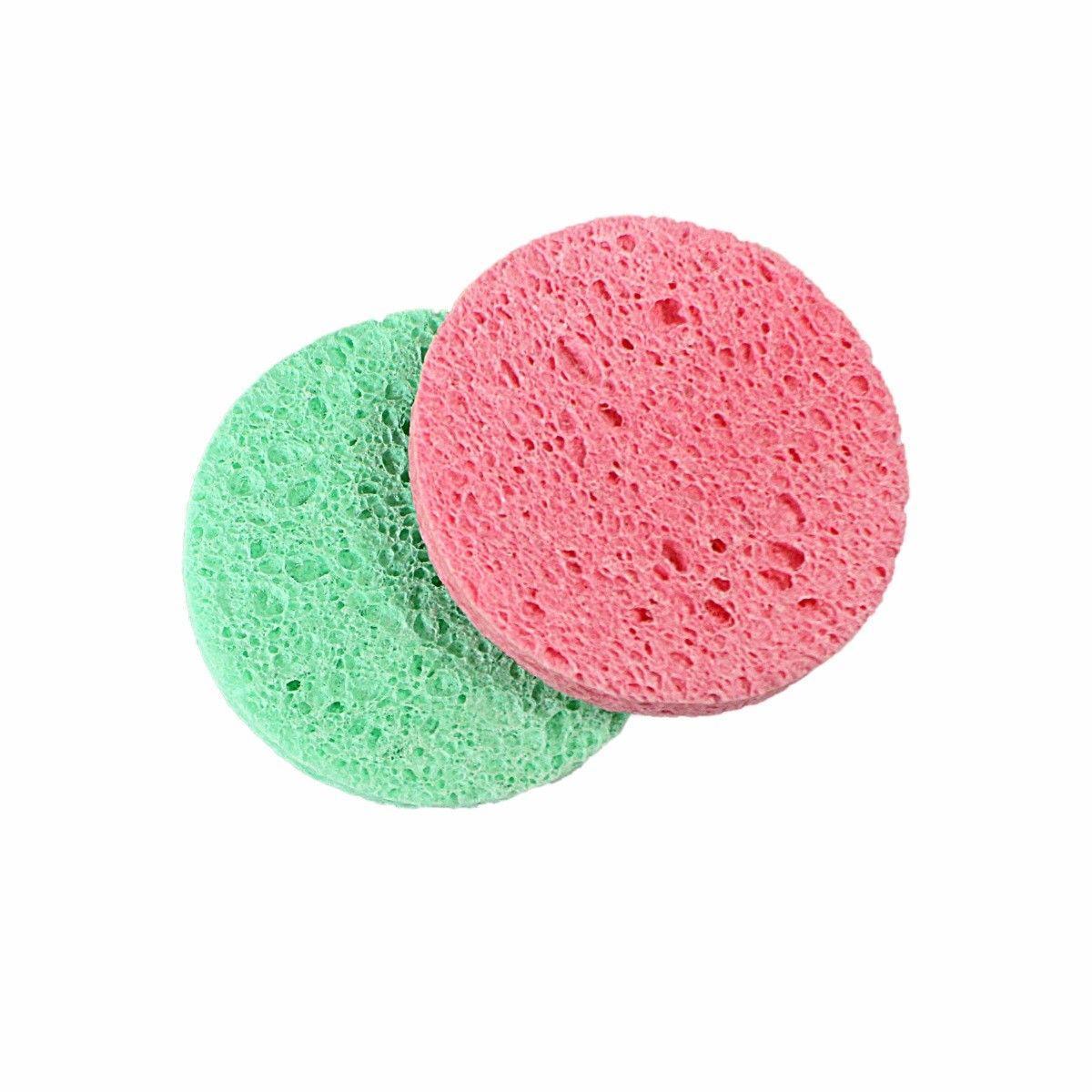 Cosmetic Make up Cleansing Sponge Pad Pack of 2 Assorted Designs and Colours 2868 (Large Letter Rate)